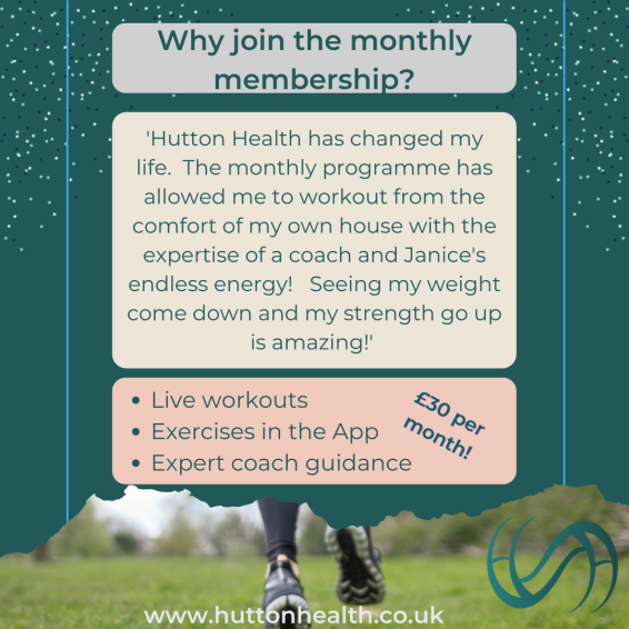 Why join Hutton Health's monthly membership