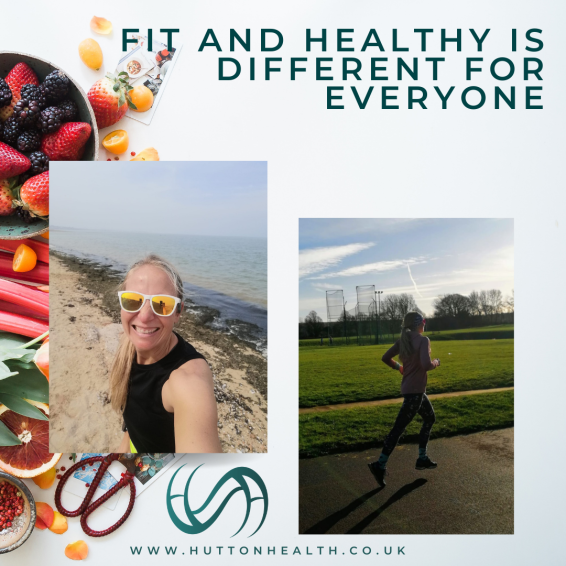 Fit and healthy is different for everyone