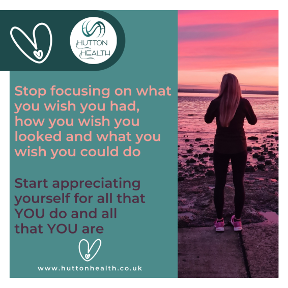 stop focusing on what you wish you had, how you wish looked and what you wish you could do. start appreciating yourself for all that you do and all that you are