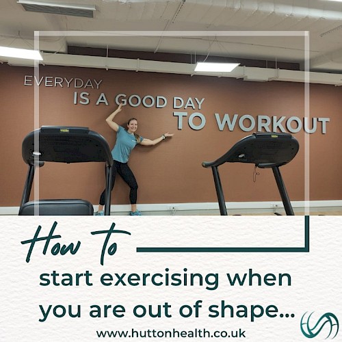 How to start exercising when you are out of shape