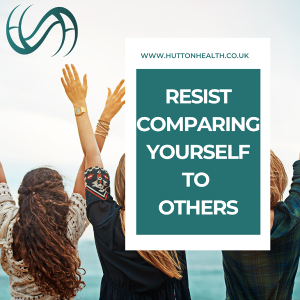 1.	Resist comparing yourself with others - body image tip