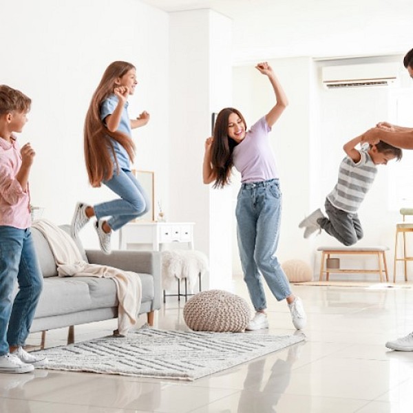 Enjoy a private dance party in your house to exercise more