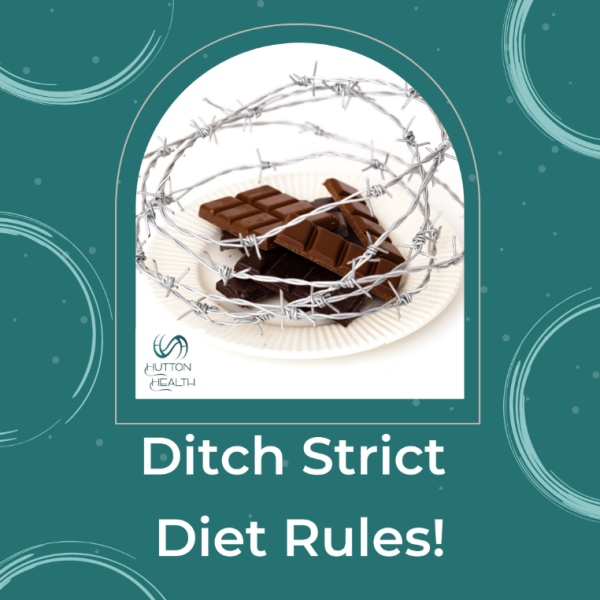 1.	Ditch strict diet rules