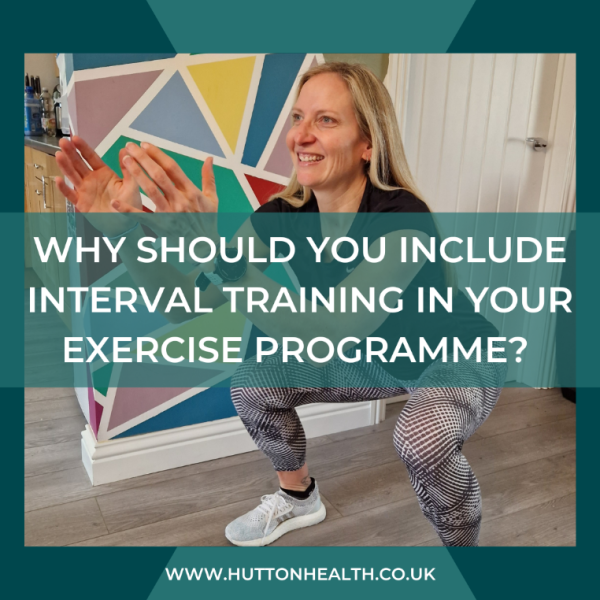 Why should you include interval training in your exercise programme?