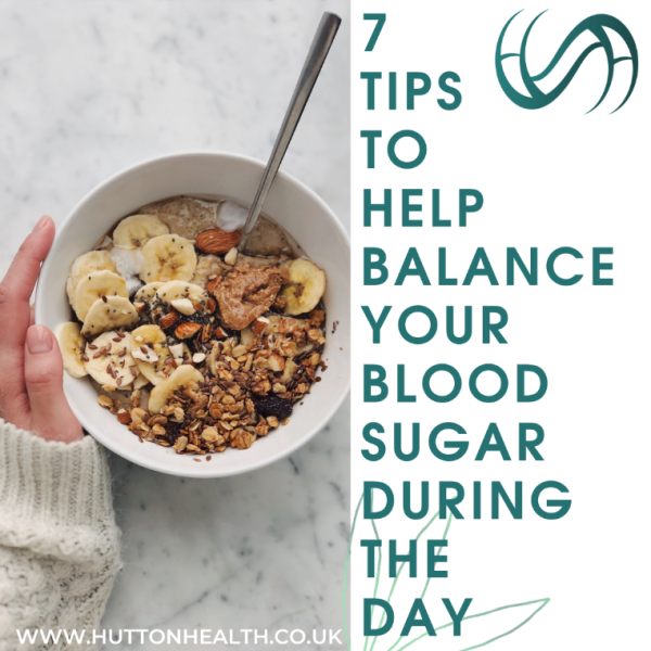 7 Tips to help balance your blood sugar during the day