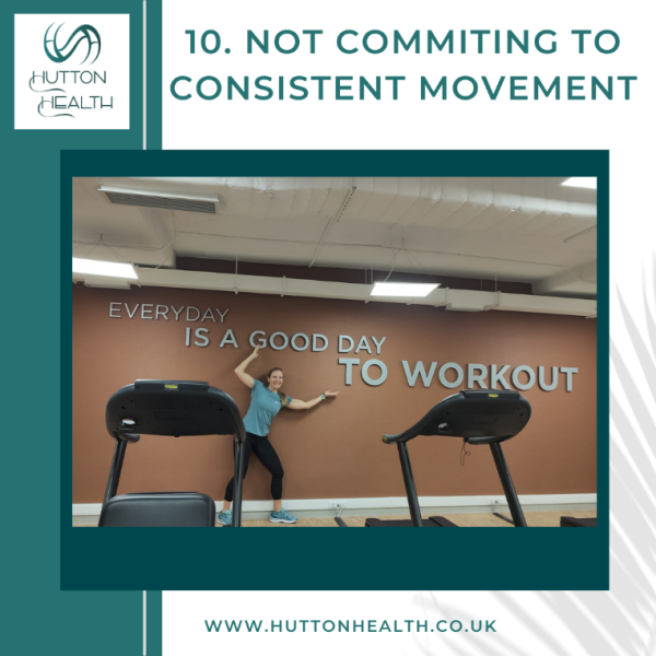 Common exercise mistake over 40: Not committing to consistent movement