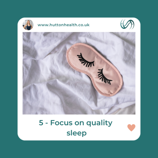 Healthy morning  habit: Focus on quality sleep