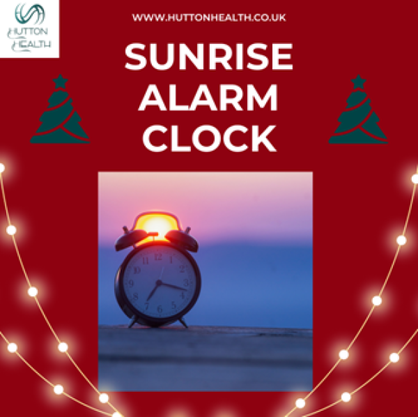 Christmas gifts for fitness lovers, sunrise alarm clock