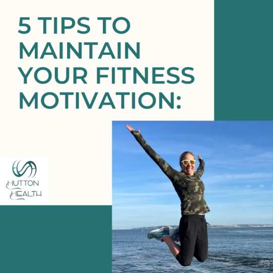 5 tips to maintain your fitness motivation to reach your health and fitness goals: