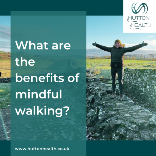 What are the benefits of mindful walking?